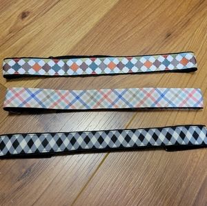 Adjustable Headbands Lot of 3